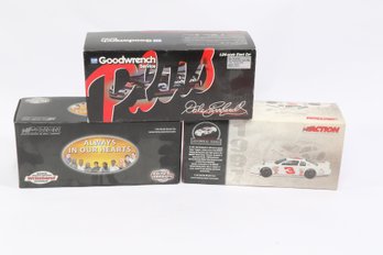 3 NASCAR Die-Cast Cars Dale Earnhardt Sr. #3, Dale Earnhardt Jr. #3 & Jimmie Johnson #48 Action Racing