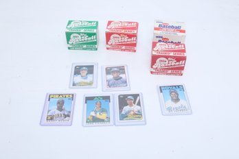 Lot Of 4 Traded Sets 1986 Topps & Fleer 1989 Topps & 9191 Topps Ken Griffey Jr Randy Johnson Bonds Rookies