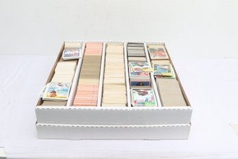 5000 Count Of Assorted Baseball Cards From 1981-91 W/Some Upper Deck Looney Tunes Cards