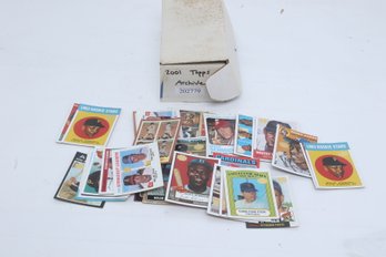 2001 Topps Archives Partial Set With A Few Duplicate Cards Hank Aaron Jackie Robinson Al Kaline Ernie Banks