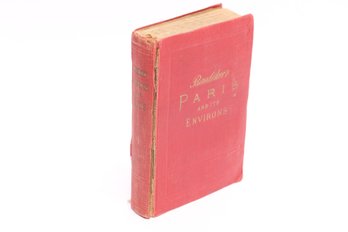 PARIS AND ITS ENVIRONS, 1913, Karl Baedeker, Travel Guide, Maps, Plans, 18th Ed