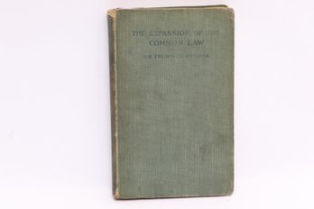 THE EXPANSION OF THE COMMON LAW, 1904, Sir Frederick Pollock, Legal History