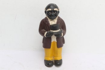 Vintage Black Americana Uncle Moses Cast Iron Bank