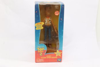 Disney Pixar Toy Story 2 Talking Woody Sheriff Woody Figure With Box