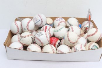 Large Lot Of Assorted Baseballs