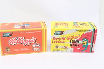 Lot Of 2 NASCAR Die-Cast Cars Terry Labonte Kelloggs Cereal Promotion Editions