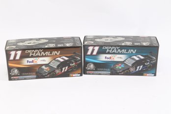 Lot Of 2 NASCAR Die-Cast Cars  Denny Hamlin #11 FedEx Express & FedEx Kinkos