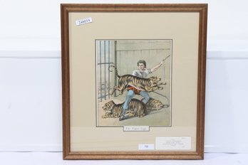 Routledgen Sons 1882 Circus Hand Colored Lithograph