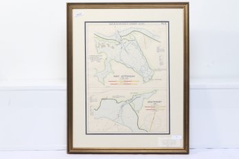 George W Eldridge 1913 Map Southport, CT And Port Jefferson, NY - Harbor Charts - Hand Colored Engraving