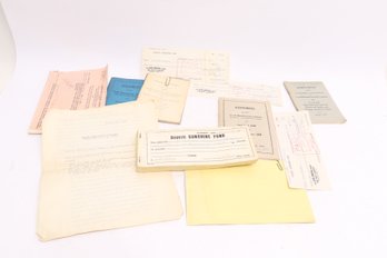 SCOVILL MANUFACTURING ARCHIVE, 1954-1972, UAW Labor Agreements, Checks, Records