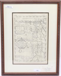 1782 Rare Map Of Ancient Egypt By Thomas Stackhouse - Copperplate Engraving On Laid Paper