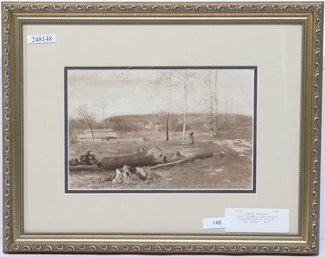 Winter Morning 1893 Columbian Exposition Photogravure By Goupil