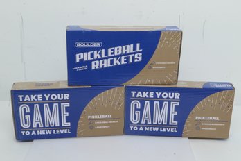 Lot Of 3 Boulders Pickle Ball Rackets