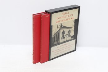 EARLY CONNECTICUT MEETINGHOUSES  2 Volumes In Slipcase By J. Frederick Kelly