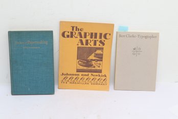 Papermaking, Graphic Arts, Typography, Bert Clarke Exhibition, Sutermeister, Johnson, Newkirk, Printing