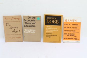 Franz Mehring Lessing Legend, Economic Theory Socialism Lange Taylor, Maurice Dobb Welfare Economics, Masses