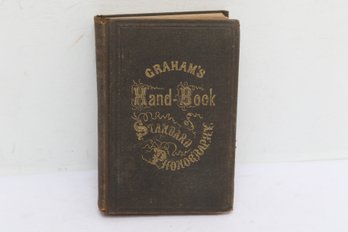 Graham, Andrew J., Hand-book Standard American Phonography, Shorthand, New York Phonetic Depot, 1858