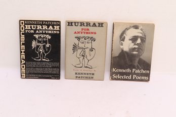 Kenneth Patchen Poetry Collection, Hurrah Anything, Doubleheader, Selected Poems, Beat Generation, Illustrated