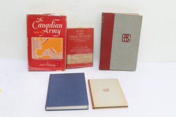 BOOK ARTS Bibliography, Cartography, Canadian Military History, Bowker, Lehmann-haupt, Crone Maps, World War