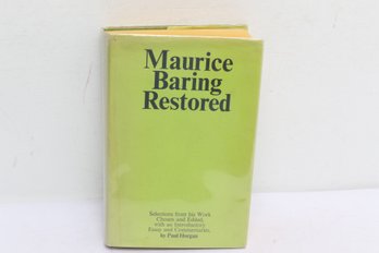 Maurice Baring Restored, Paul Horgan Editor, Heinemann 1970, Selections Essays Commentaries, First Edition
