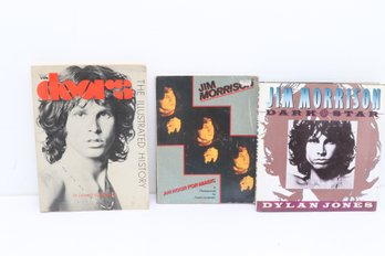 Jim Morrison Doors Lot Illustrated History An Hour For Magic Dark Star Rock Biography Photobooks Three Volumes