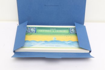 Folon Lettres A Giorgio Alice Editions Barrons 1975 Illustrated Art Portfolio Slipcase French Graphic Design