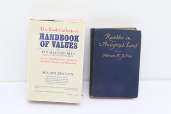 Rambles In Autograph Land And The Book Collectors Handbook Of Values Autograph Collecting Reference New York A