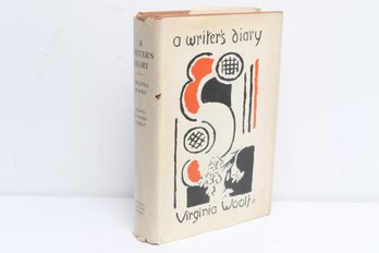 A Writers Diary, Virginia Woolf, Leonard Woolf Editor, Vanessa Bell Dust Jacket, Harcourt Brace New York 1953