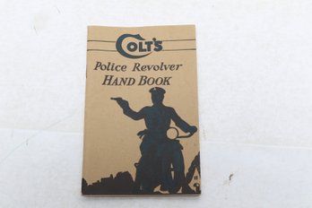 EPHEMERA Colt's Police Revolver Hand Book C 1940