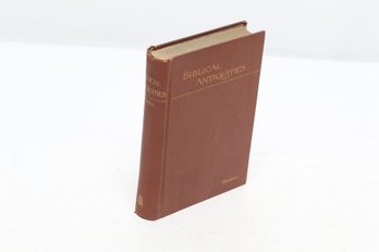 1888 Book: Biblical Antiquities: A Hand-Book