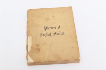 RARE DUST JACKET 1884 Pictures Of English Society George Du Maurier 1884 Appleton Punch Illustrated New York