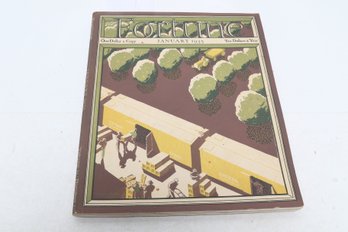 Fortune Magazine, Volume XI, Number 1: January 1935  Deco Farm Cover