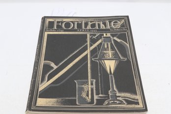 Vintage Fortune Magazine, April 1935 Deco Science Lab Cover
