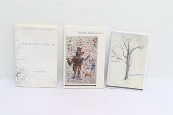 Three Poetry Volumes, Academy Of American Poets Award Winners, Moschovakis Dickman Adamshick