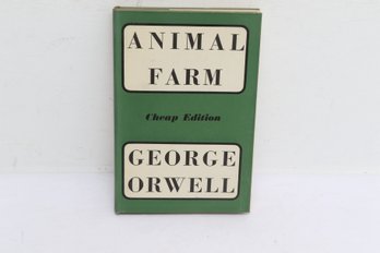Animal Farm A Fairy Story, George Orwell, London Secker & Warburg 1949, First Cheap Edition.