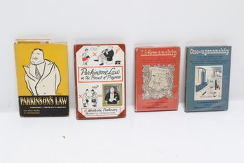 Mid-century Books One-Upmanship, Parkinsons Law, Etc.