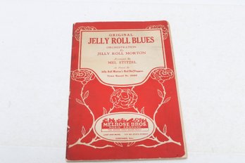 Black American JELLY ROLL BLUES Early Jazz Book