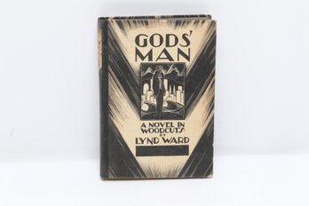 ILLUSTRATED BOOK Art Deco Classic LYND WARD Gods Man C 1930