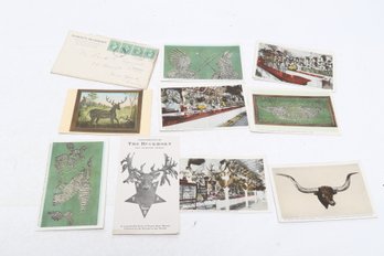 TEXAS EPHEMERA THE BUCKHORN. Corner Houston And Soledad Sts., San Antonio, Texas. Alfred Friedrich, Proprietor