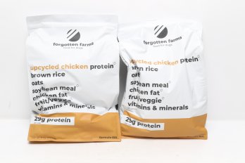 Lot Of 2 Forgotten Farms Chicken Protein  Ancient Grains, 29g Protein, 17 Lb Bag
