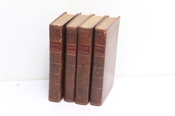 Dwight Theology Four Volume Set New Haven S Converse 1823 Second Edition Full Leather Bindings Second Edition