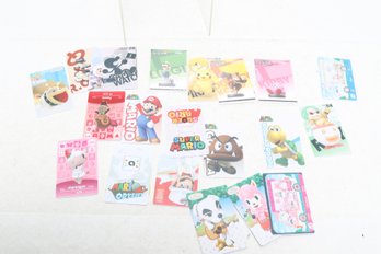 Lot Of Nintendo Amiibo Cards Super Smash Bros Animal Crossing Super Mario Super Mario Odyssey Yoshi Woolly