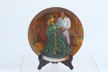 Gone With The Wind Scarletts Green Dress Plate