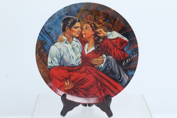 1986 Scarlett And Rhett Plate Collectors Item Limited