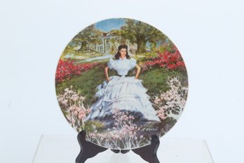 1978 Gone With The Wind Plate Knowles Limited Scarlett