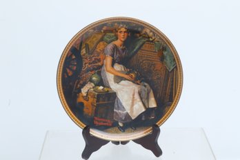 Rockwells Rediscovered Woman Plate Limited Edition