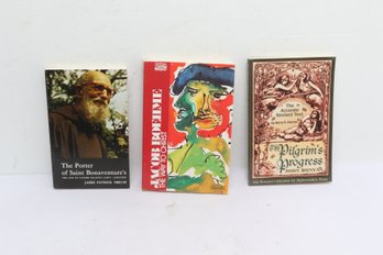 Religious Biography, Mysticism, Pilgrimage, Solanus Casey, Jacob Bohme, Bunyan, Devotional Literature Lot