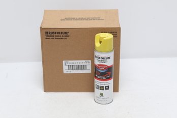 Twelve Rustoleum Spray Paint Precision Line Yellow