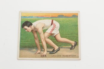 Mecca Cigarettes Champion Athlete Series Tobacco Card - Lawson Robertson