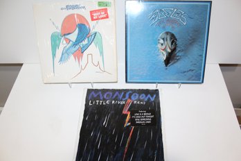 3 Album Group - Classic By The Eagles 1974 On The Border- Greatest Hits 1971-75, Little River Band Monsoon